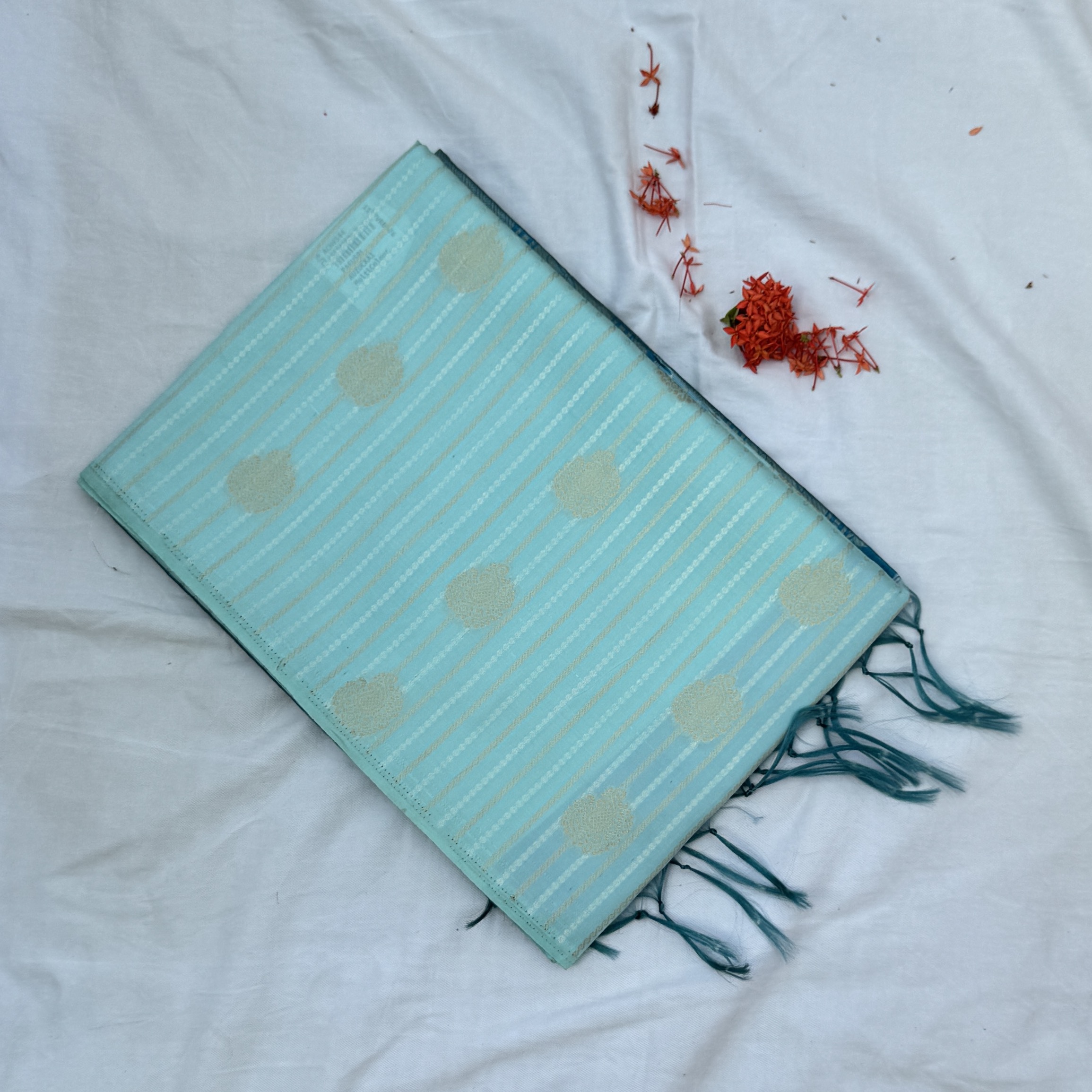 Song Blue Tussar Saree