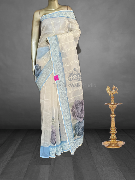 Nitara - The Kota Saree in Rose Digital Print SWS24