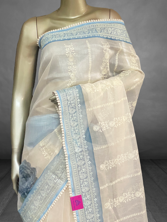 Nitara - The Kota Saree in Rose Digital Print SWS24