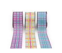 Plaid Ribbon - 4 cms