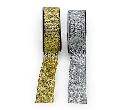 Ribbon with Glitter Edges