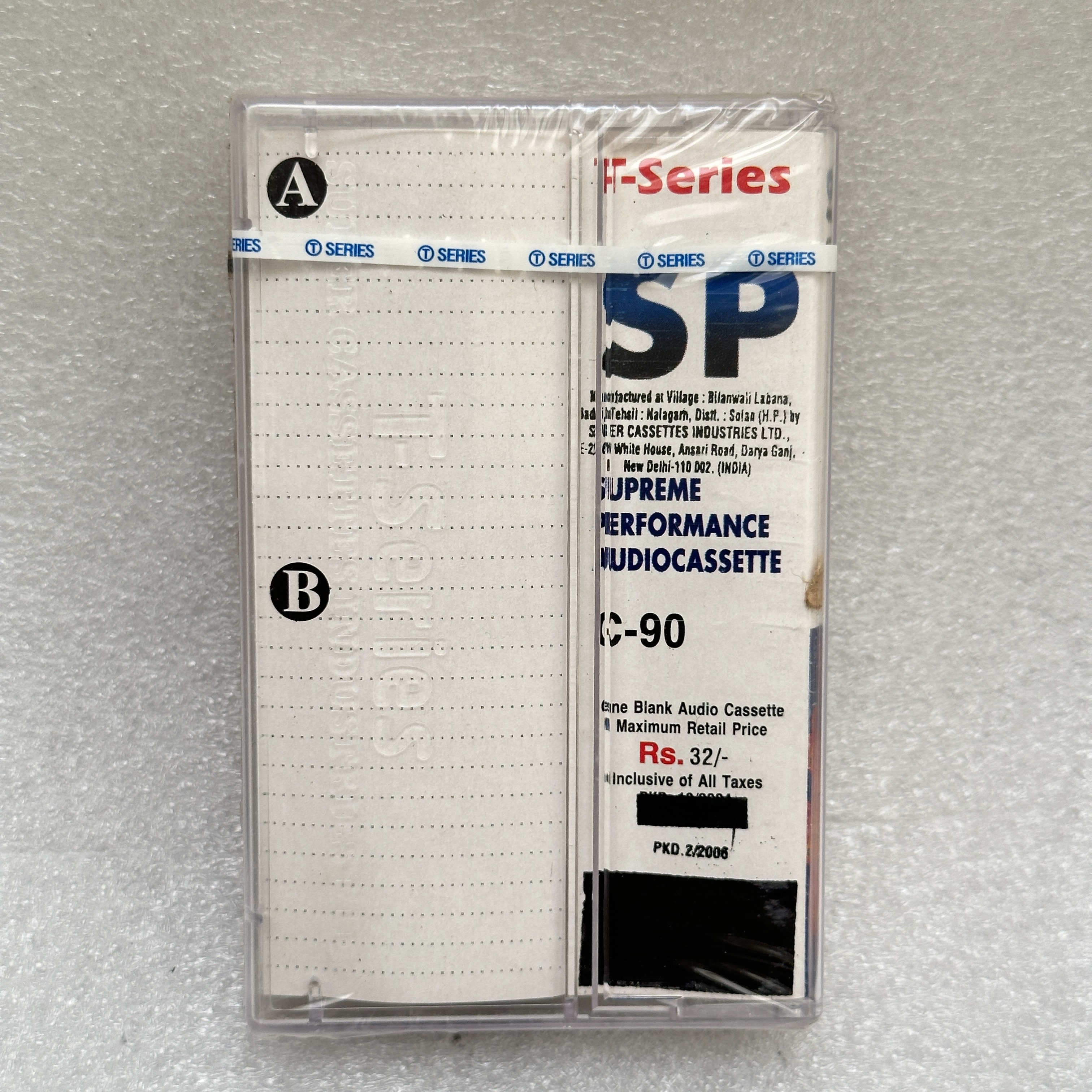 T-Series SP - Audio Cassette 90mins Type I - C-90 T-Series SP - Audio Cassette 90mins Type I - C-90