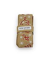 Let it Snow Natural Burlap Ribbon