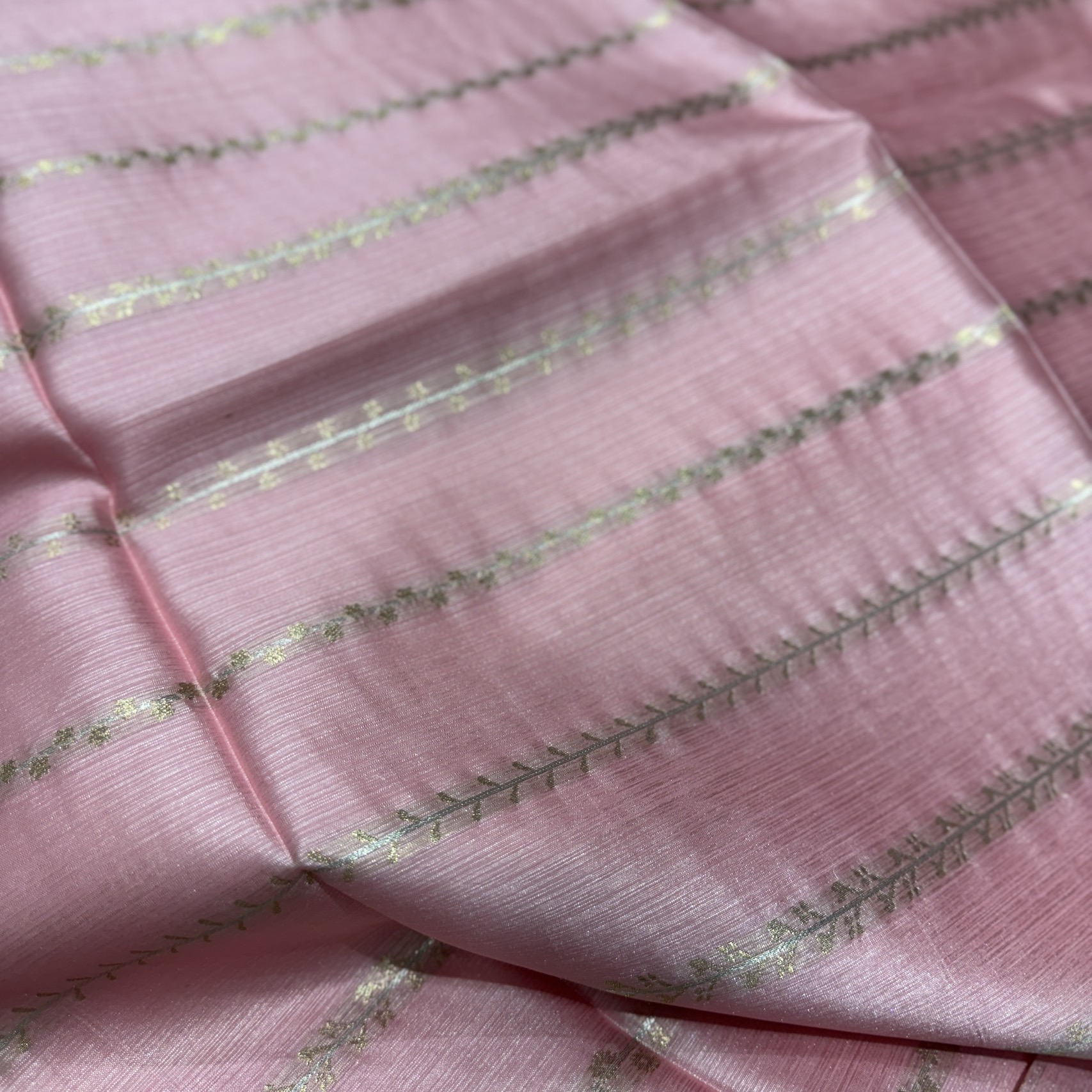 Petal Pink Tussar Saree