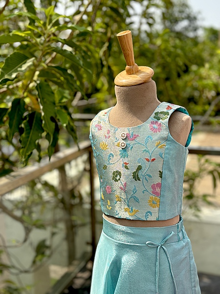 Megh Paithani Petal Silk Set