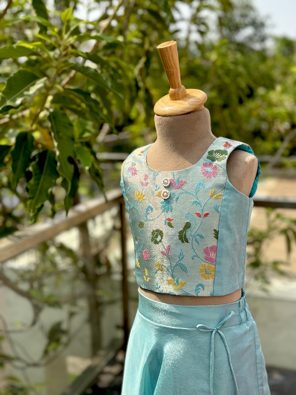 Megh Paithani Petal Silk Set