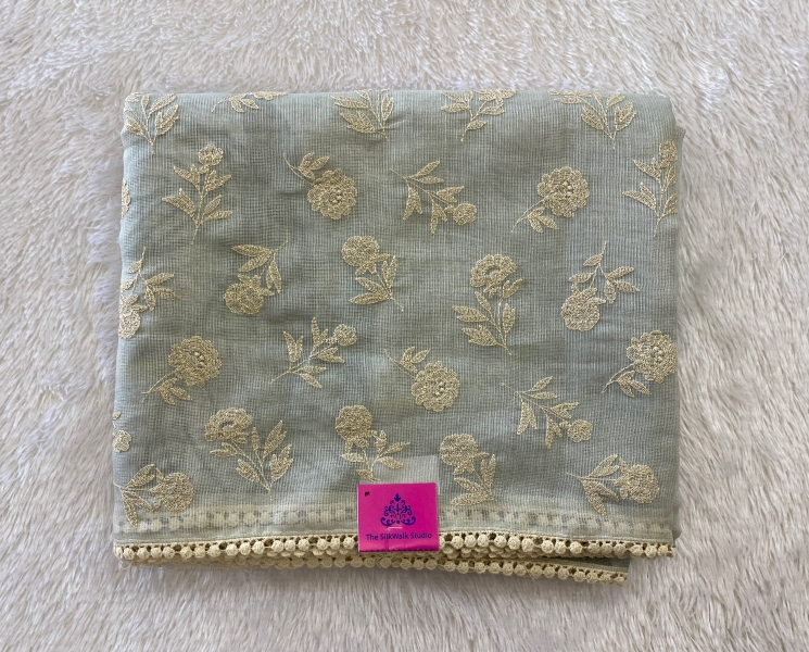 Nitara - The Kota Saree in Floral Thread Buttas SWS29