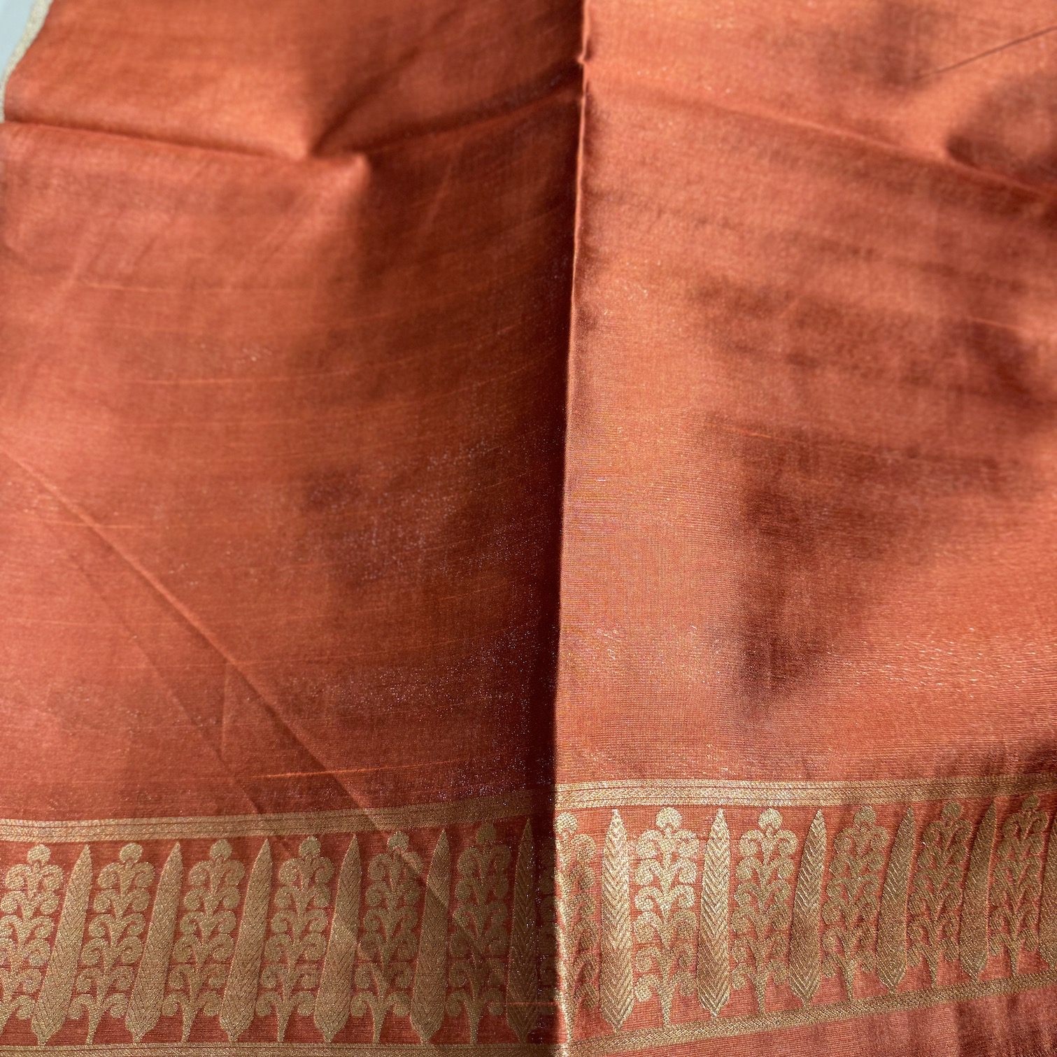 Silver Gray Tussar Saree