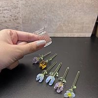 Mini Glass Flower Vase Set