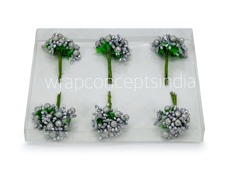 Pollen & Glitter Balls - Silver