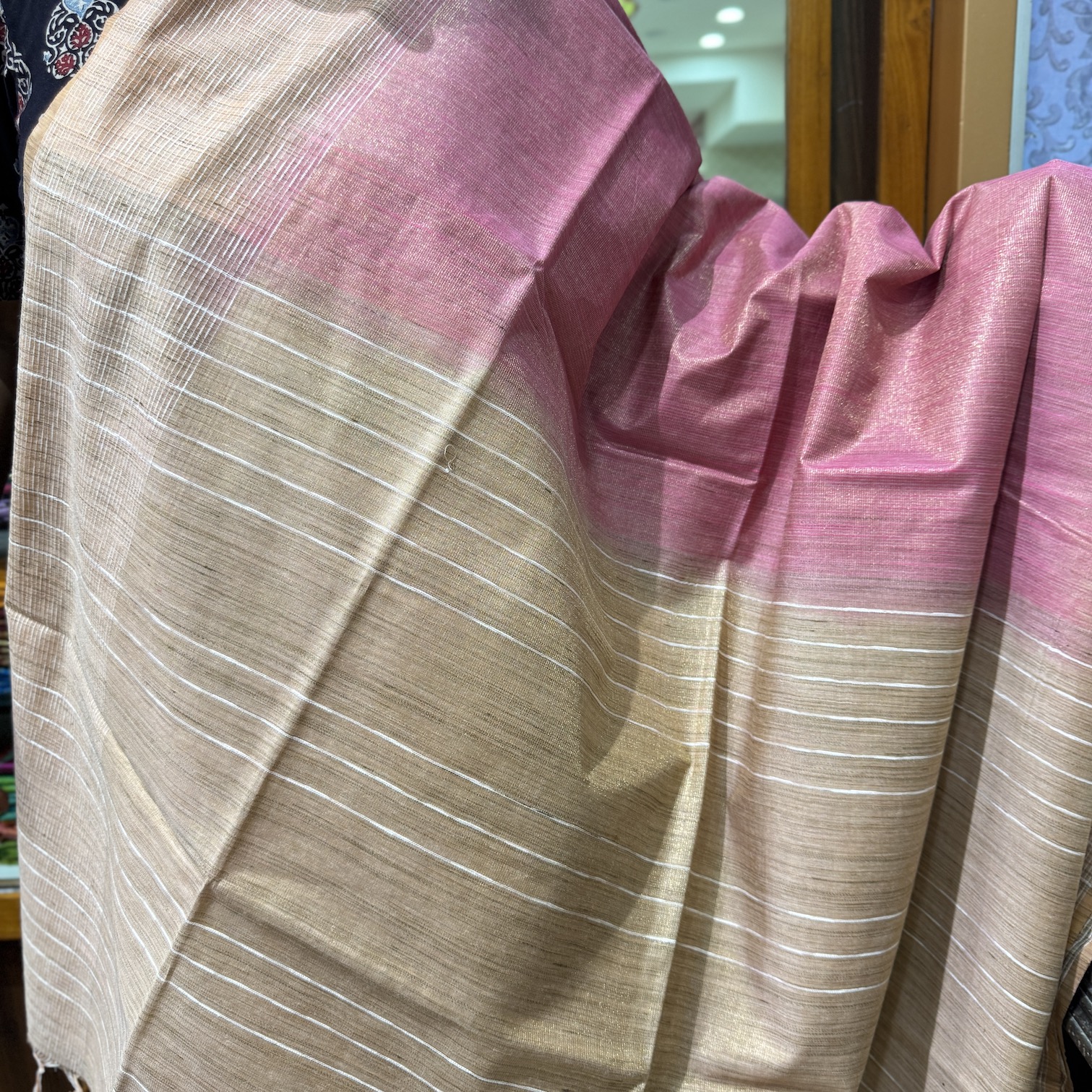 Fuschia Pink Kota Saree