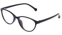Female Cat Eye Spectacle Frame. Glossy Black Color Specs Frame. Female Cat Eye Spectacle Frame. Glossy Black Color Specs Frame.