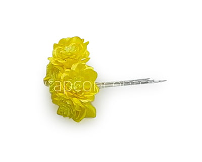 Glitter Flower -Yellow