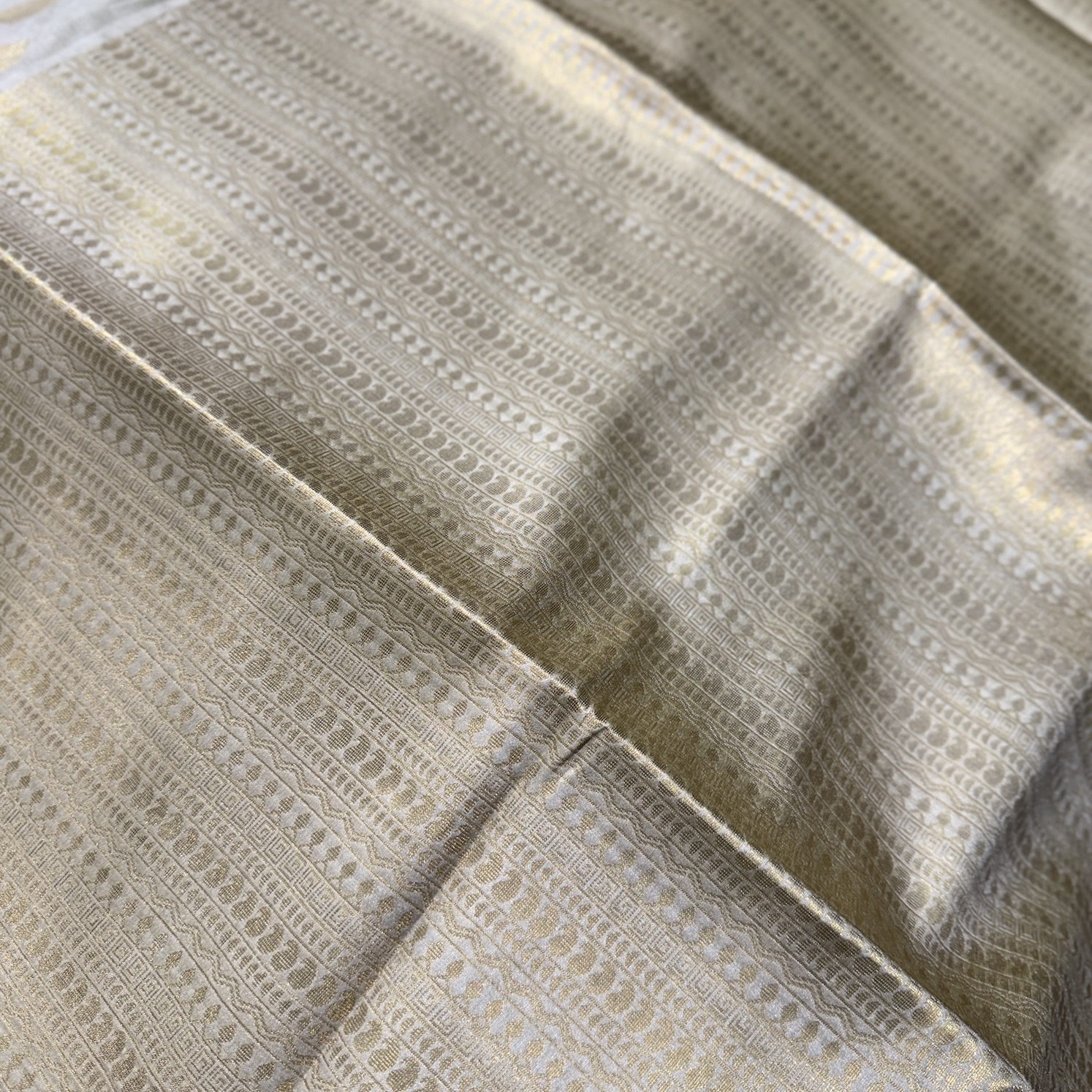 Vintage Gold Tussar Saree