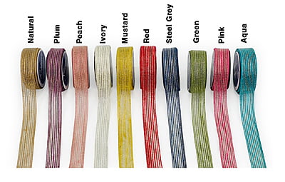 Jute Burlap Ribbon with Weaves