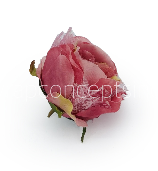 Peony - Strawberry with net layering