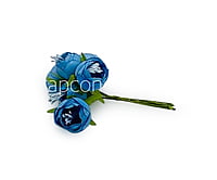 Peonies on stick-Sky Blue