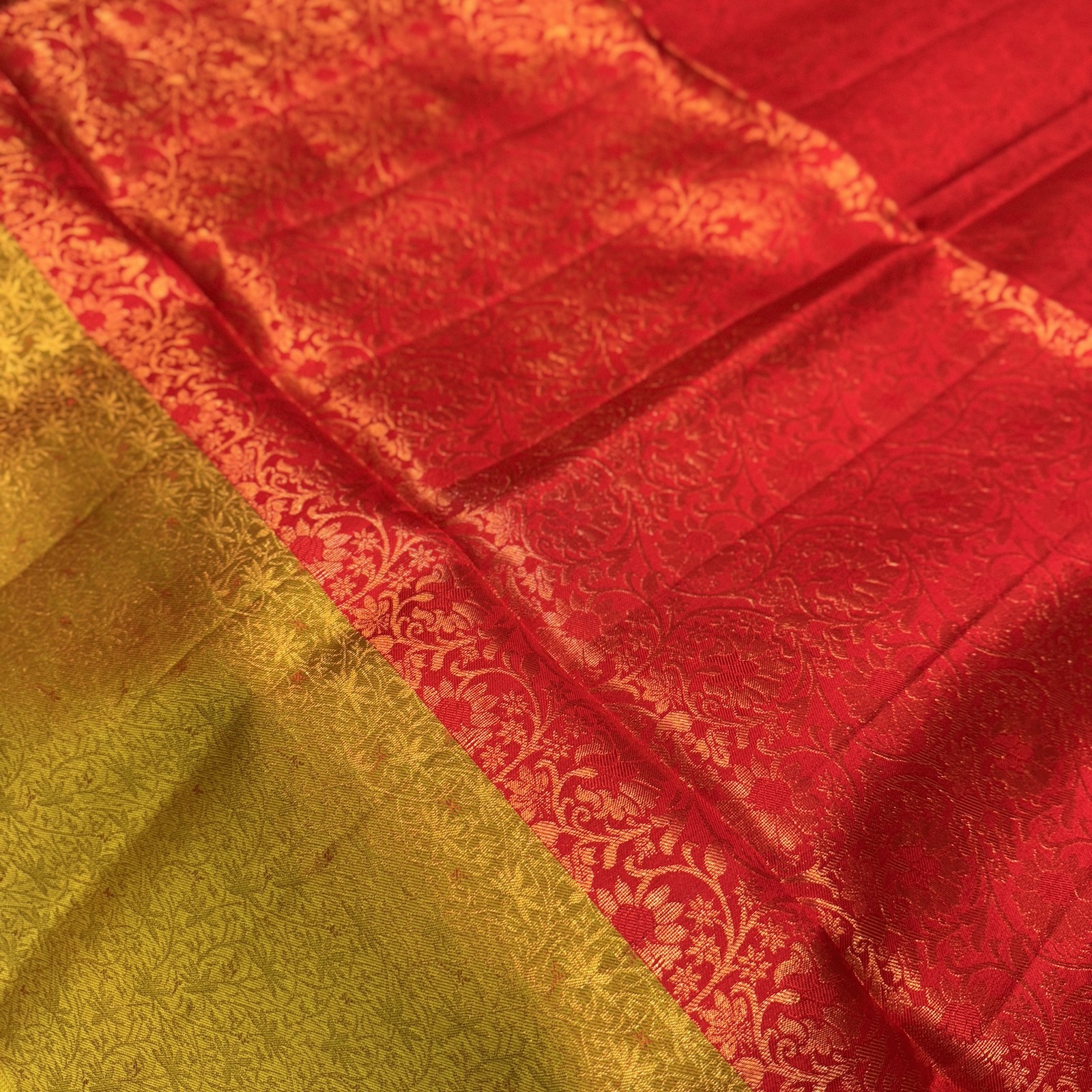 Chilli Red Soft Silk Saree