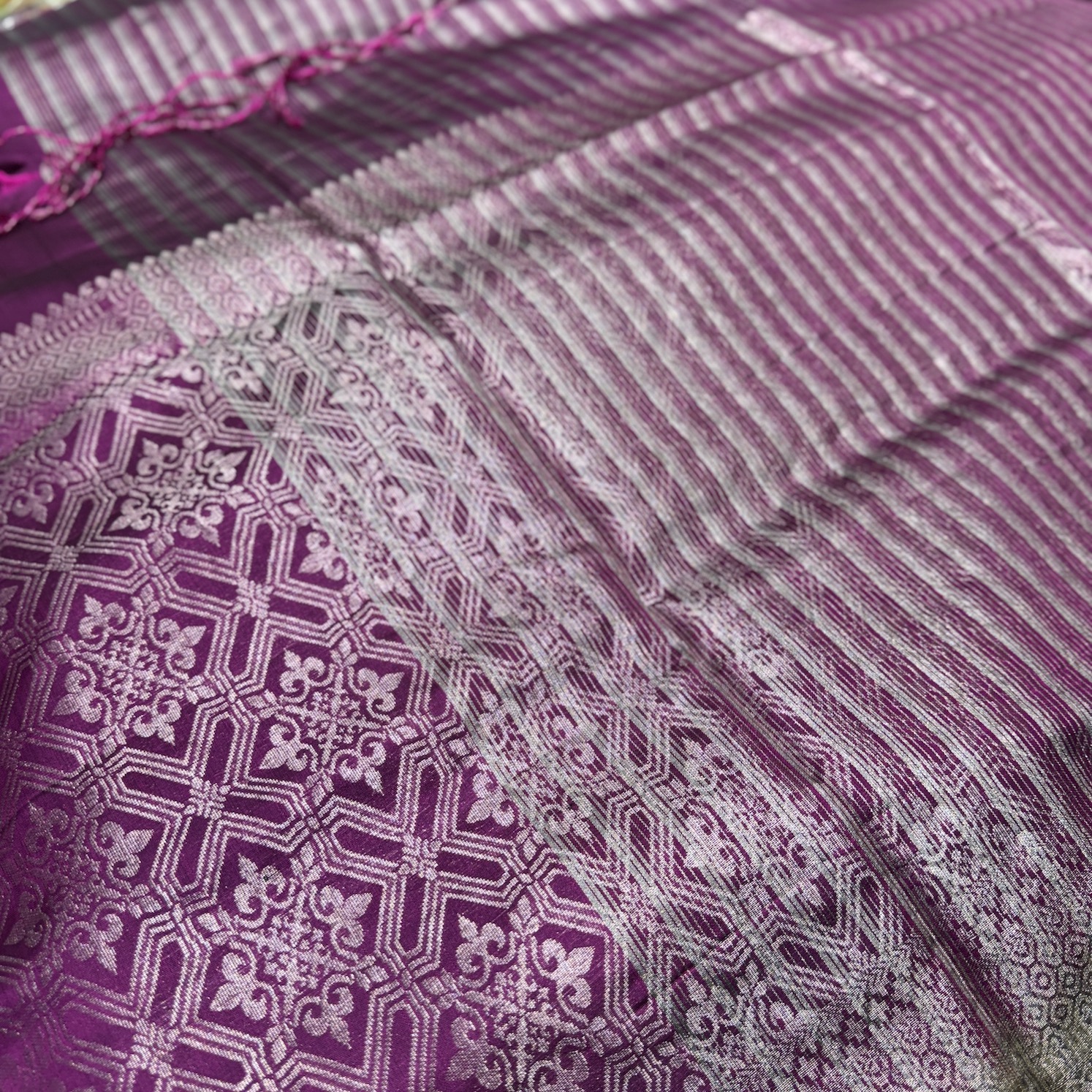 Elaichi Green Soft Silk Saree