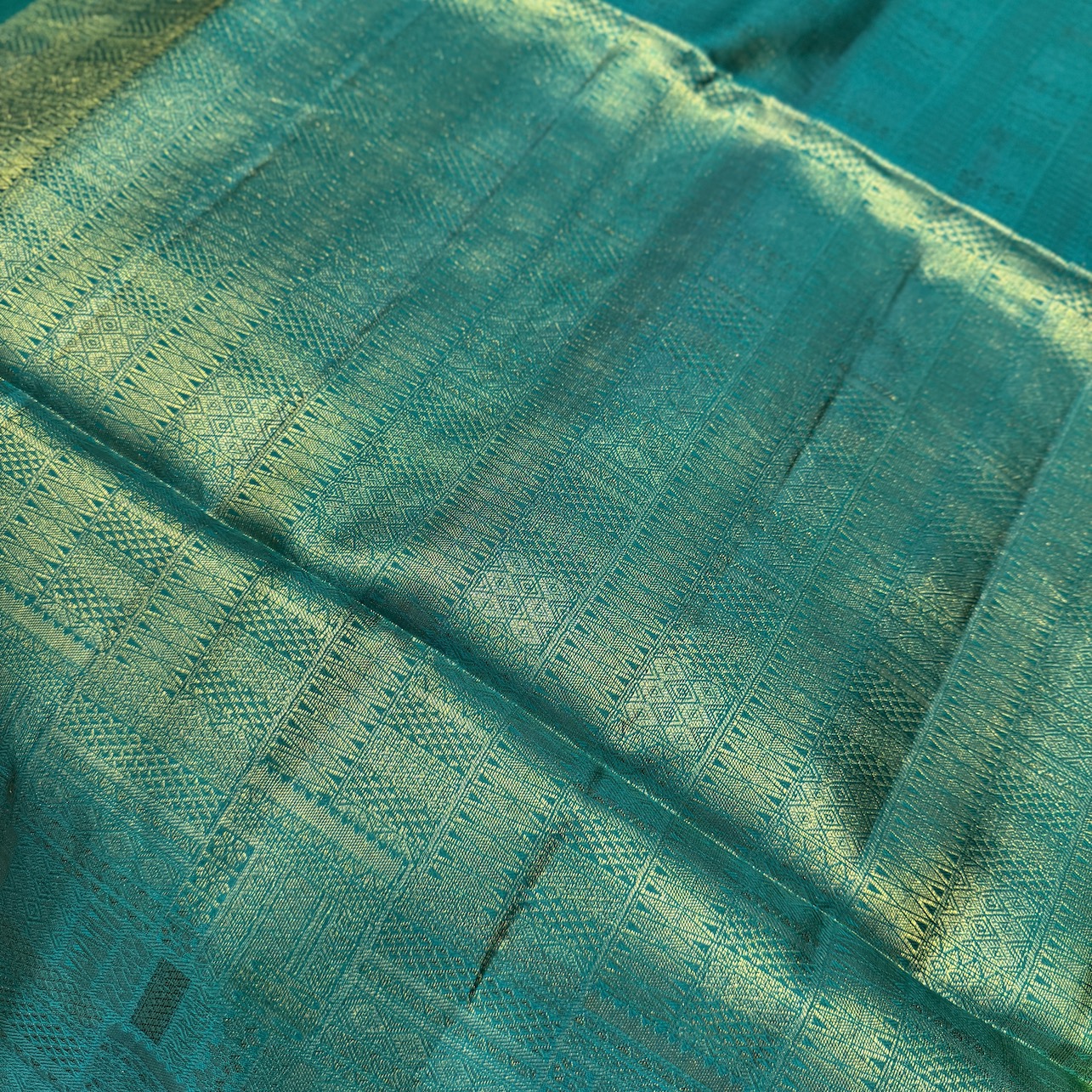 Parrot Green Soft Silk Saree