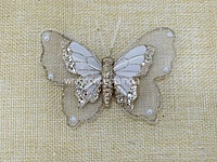 Glitter Butterfly - White/Pink/Purple/Champagne
