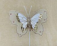 Glitter Butterfly - White/Pink/Purple/Champagne