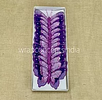 Glitter Butterfly - White/Pink/Purple/Champagne