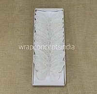 Glitter Butterfly - White/Silver/Gold
