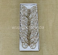 Glitter Butterfly - White/Silver/Gold
