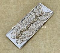 Glitter Butterfly - White/Silver/Gold