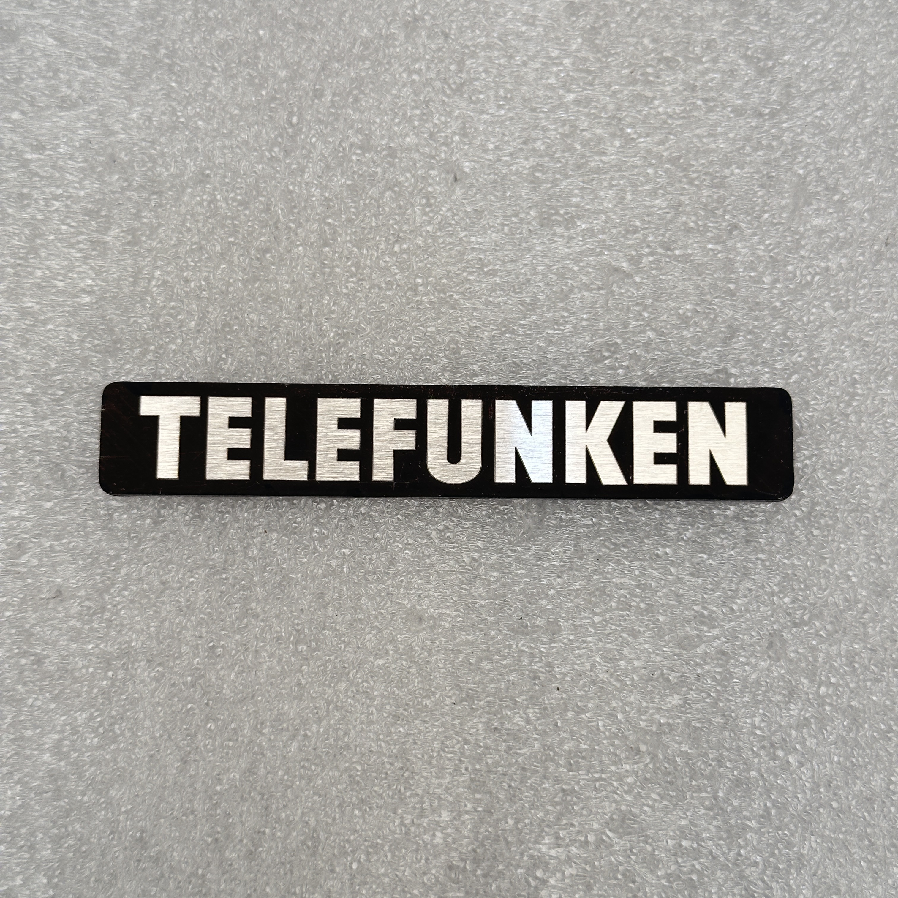 Replacement Metal Logo for Telefunken - ML-TFN-01