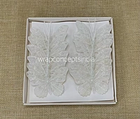 Glitter Butterfly - White/Pink/Emerald/Gold/Silver