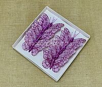 Glitter Butterfly - White/Pink/Emerald/Gold/Silver