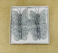 Glitter Butterfly - White/Pink/Emerald/Gold/Silver