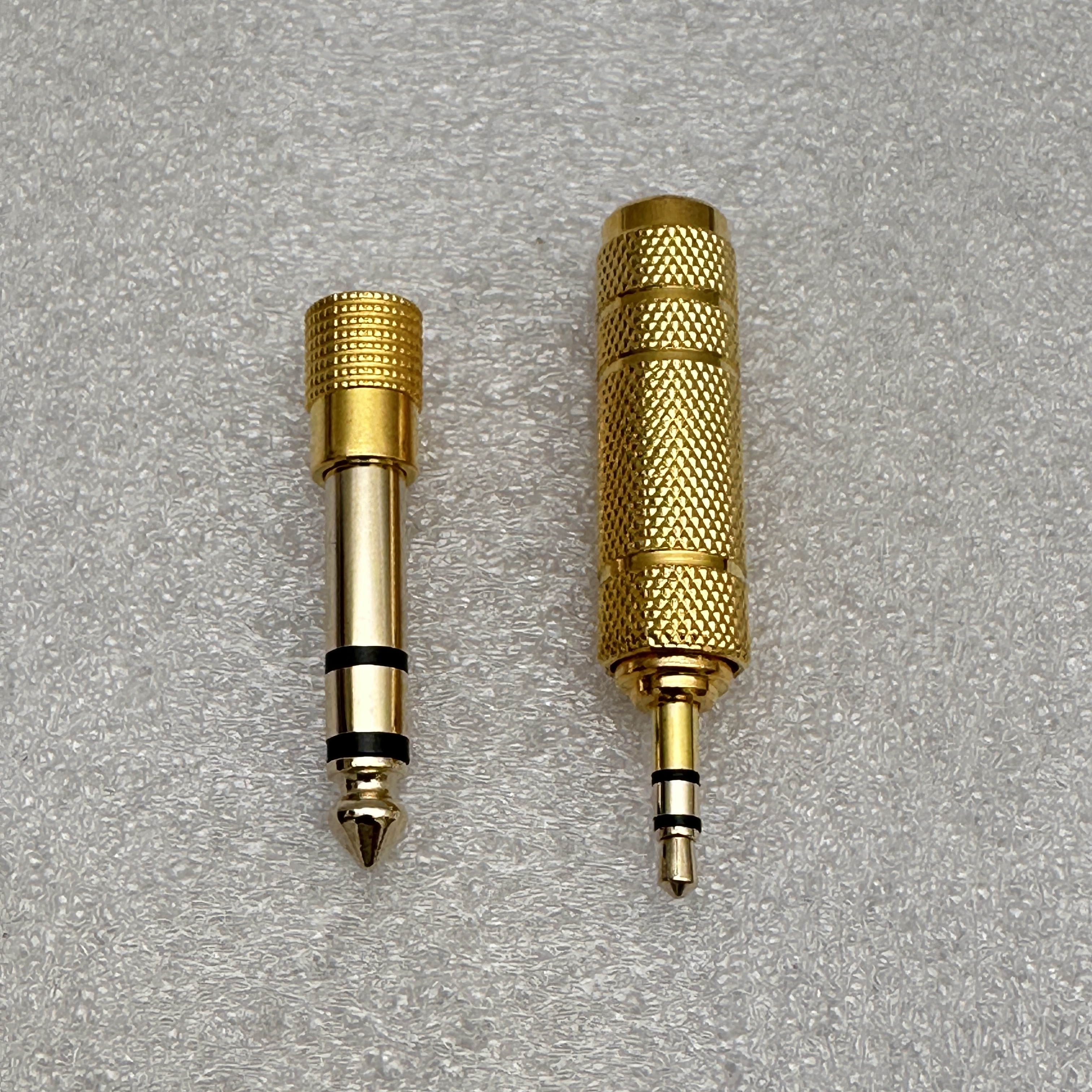 Premium Gold-Plated TRS Audio Adapter Plugs - TRS-2PLG