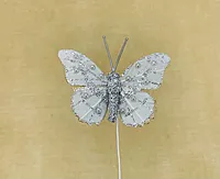 Glitter Butterfly - White/Pink/Emerald/Gold/Silver