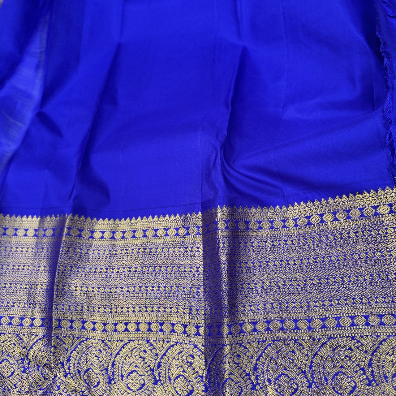 Lemon Yellow Kanchipuram Silk Saree