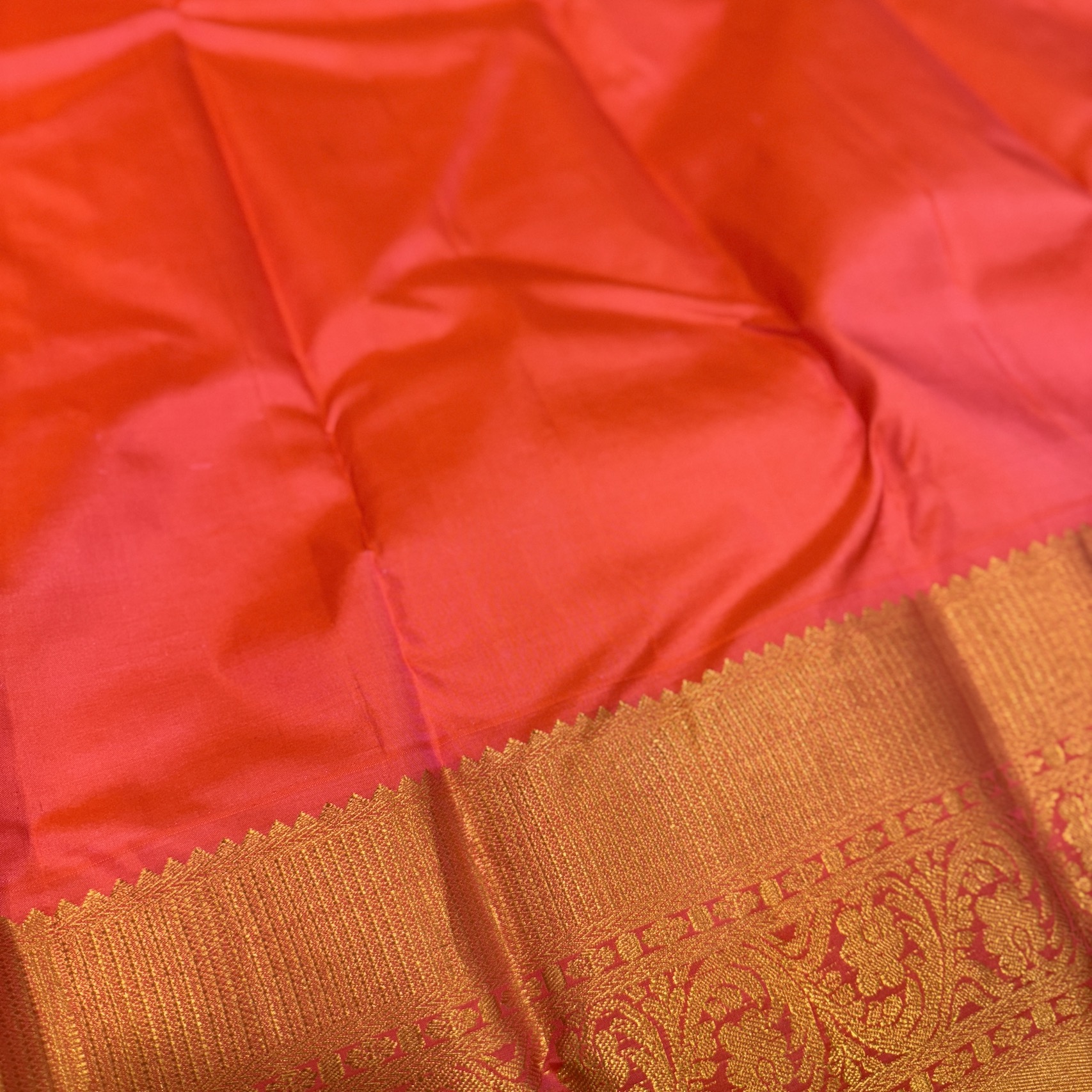 Leaf Green Kanchipuram Silk Saree