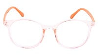 Unisex Round Spectacle Frame For Kids & Teens. Transparent Rim. Age-(12-15Yrs)