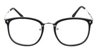 Unisex Oversized Square Spectacle Frame. Matte Black Frame.