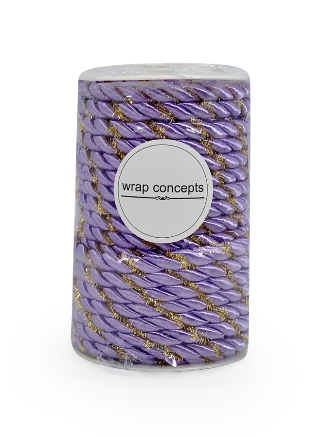 Twisted Chord with Sparkly Fur