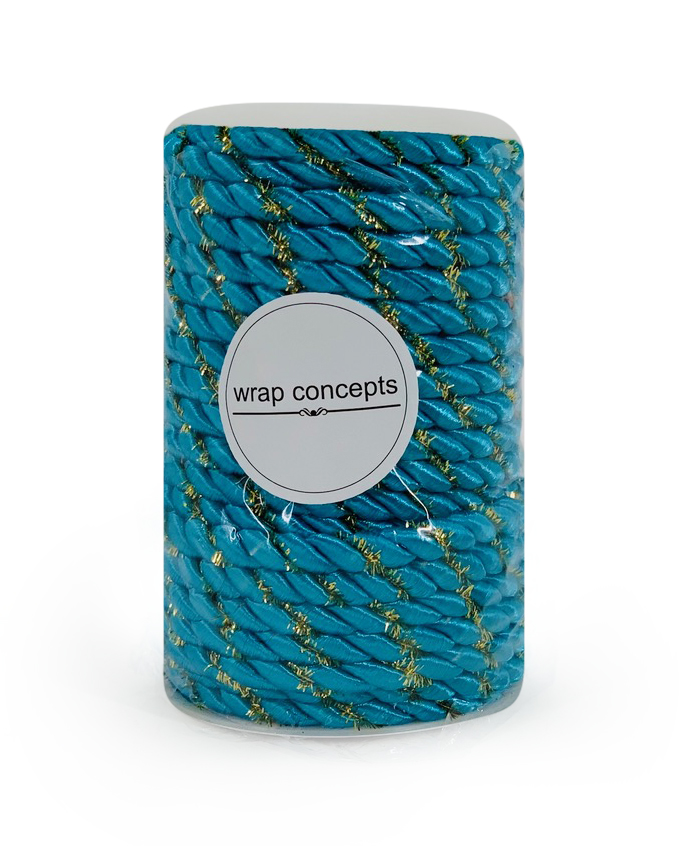 Twisted Chord with Sparkly Fur