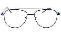 Unisex Aviator Spectacle Frame. Blue Frame. Size-Medium