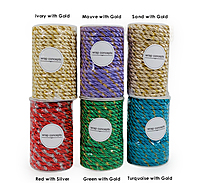 Twisted Chord with Sparkly Fur