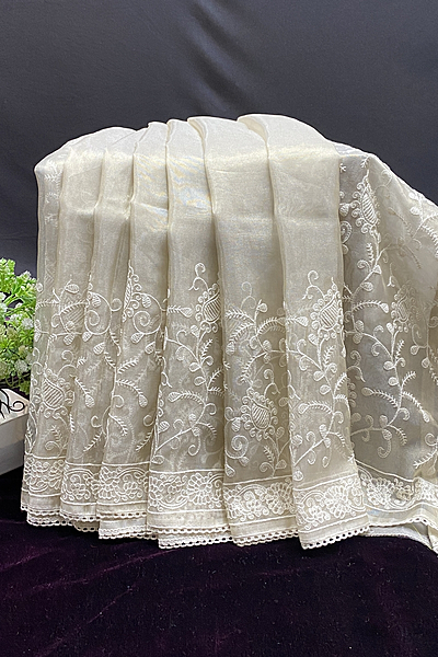 Nila - Tissue Georgette Saree -  24115