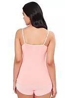 AMANTE Broad Strapped Body Hugging Modal Vest LIN77001