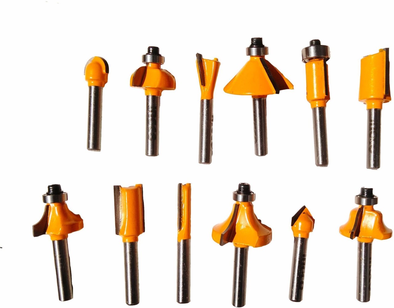 INGCO 12 Pcs Router Bits Set AKRT1201 (6mm) INGCO 12 Pcs Router Bits Set AKRT1201 (6mm)