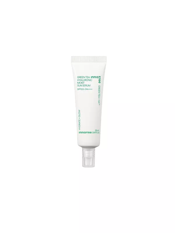 INNISFREE GREEN TEA HYALURONIC MOIST SUN SERUM