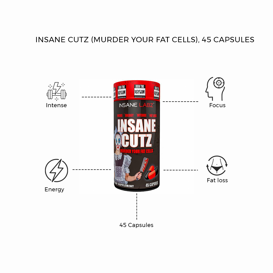 Insane Cutz (Murder Your Fat Cells), 45 Capsules