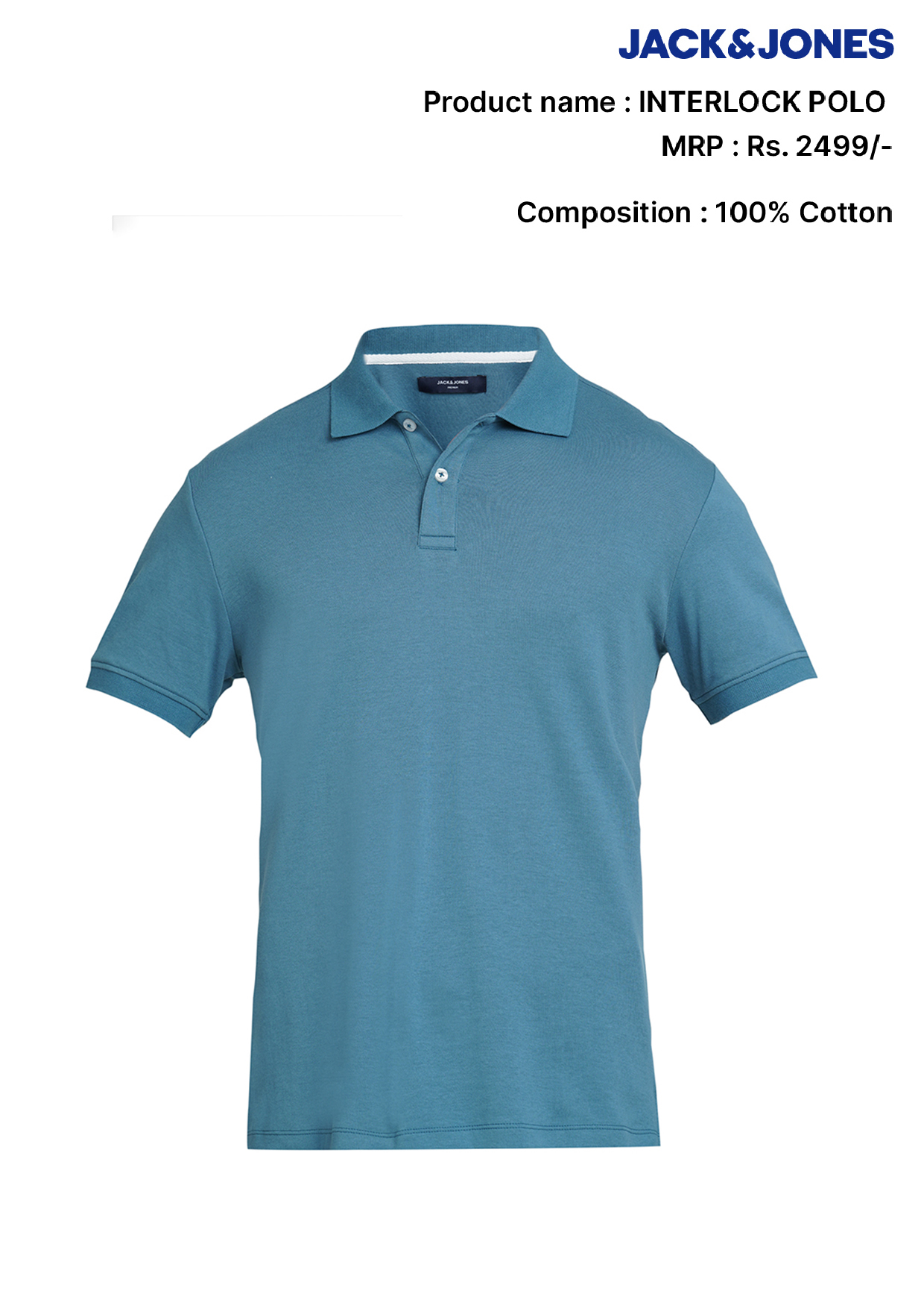 Jack & Jones Interlock Polo T- Shirt